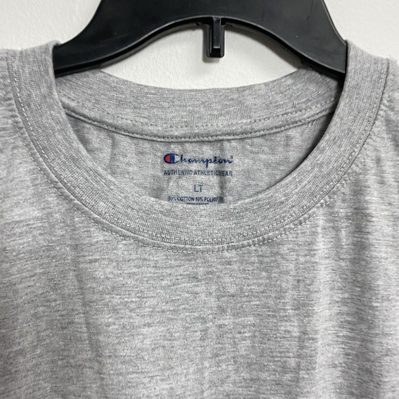 Champion Tank Top Men's Large Tall Sleeveless Heather Gray Crew Neck NWT - Picture 4 of 9